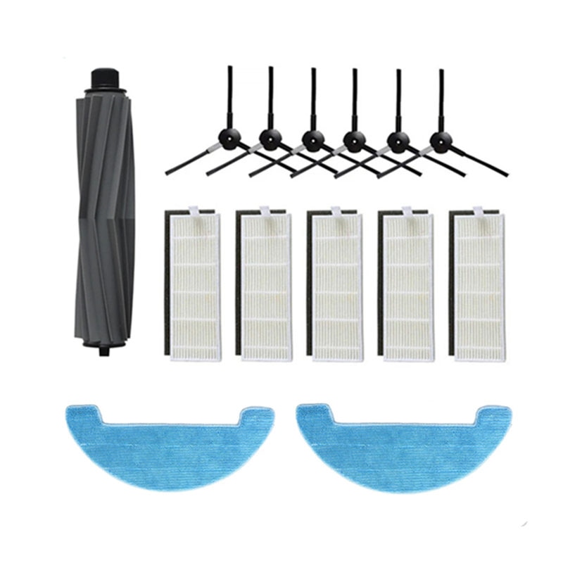 Robot Vacuum Cleaner Side Brush Main Brush Mop Cloth HEPA Filter for AMIBOT Animal H2O Connect Robotic Vacuum Cleaner Parts