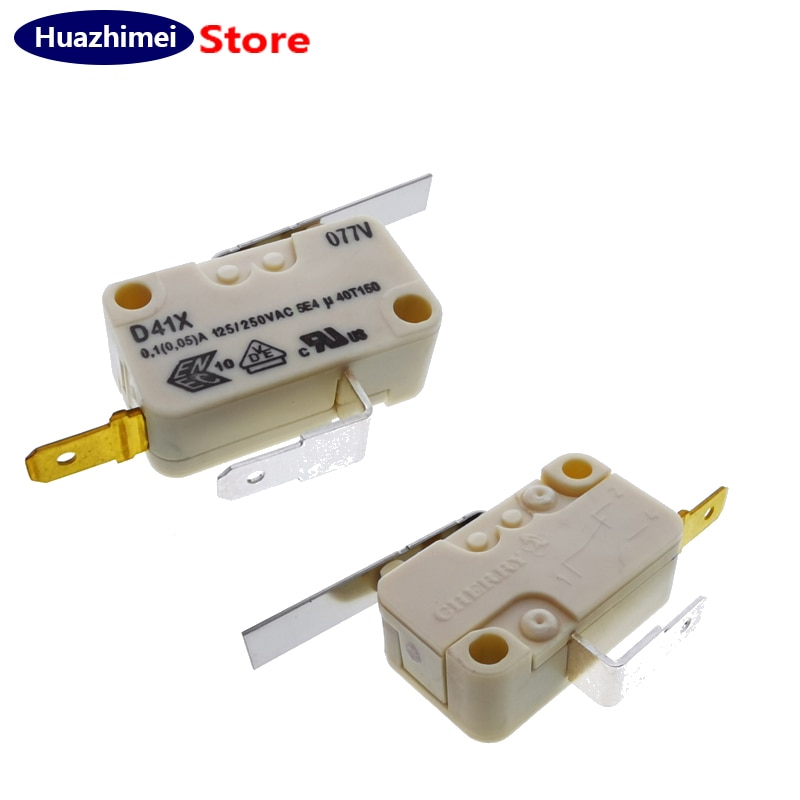 1-20PCS D41X Original New Germany CHERRY import Micro switch D41 0.1A250V 125-250VAC 5E4 40T150