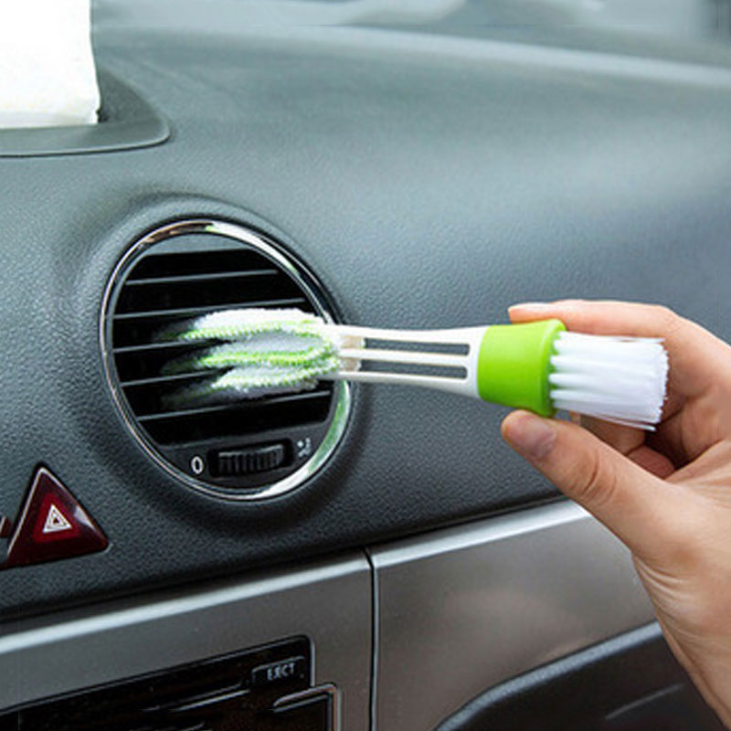 2 In 1 Car Air-Conditioner Outlet Cleaning Tool Multi-purpose Dust Brush Car Accessories Interior Multi-purpose Brush Cleaning
