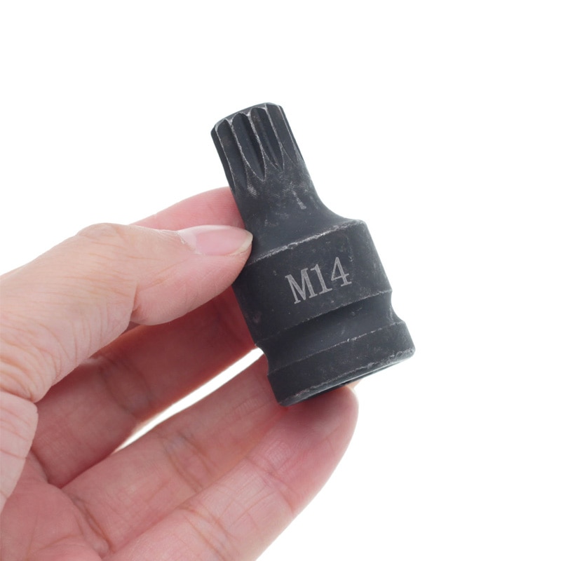 14mm for Volkswagen Touareg Audi Q7 Porsche Cayenne brake caliper pad screws disassembly sleeve M14 Triple Square XZN Socket