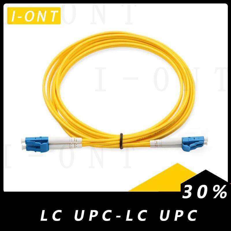 LC/UPC to LC/UPC Fiber Patch Cord Diameter3.0mm Fiber Cable Duplex Single Mode Length OR Other Connector Can BE Customized
