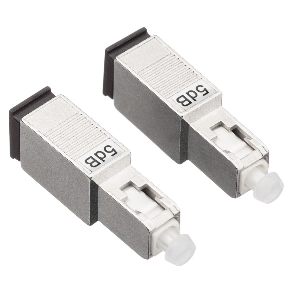 5pcs/Lot SC UPC 5bd Simplex Mode Fiber Optic Attenuator SC 5 dB Metal Male Fiber Attenuator FTTH Attenuator Grab t