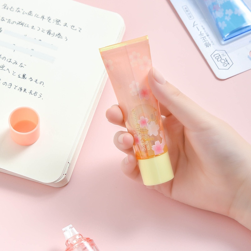 3pcs Cute Correction Tape Kawaii Hand Cream Shape White Corrector Promotional Gift Stationery Student Prize School Office Supply