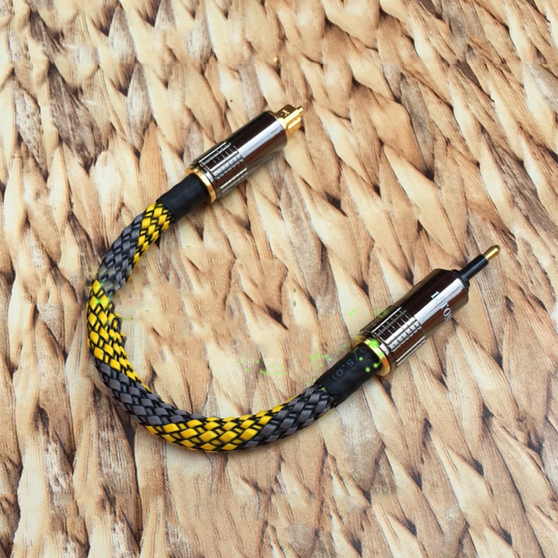 Audiophile D50 D100 Optical Fiber Audio Cable Lossless Player Digital Square to Round 3.5mm Optical Fiber Cable optical fiber
