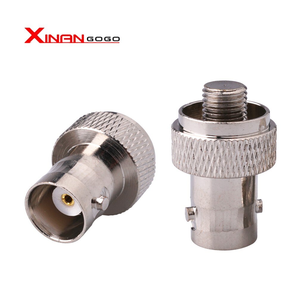 Xinangogo 1pcs BNC Female Connector for Motorola Walkie Talkie Copper Adapter