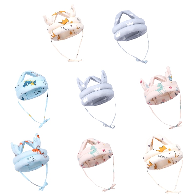 425F Baby Toddler Anti-collision Protective Hat Baby Safety Helmet Soft Comfortable Head Security Protection Hat Adjustable