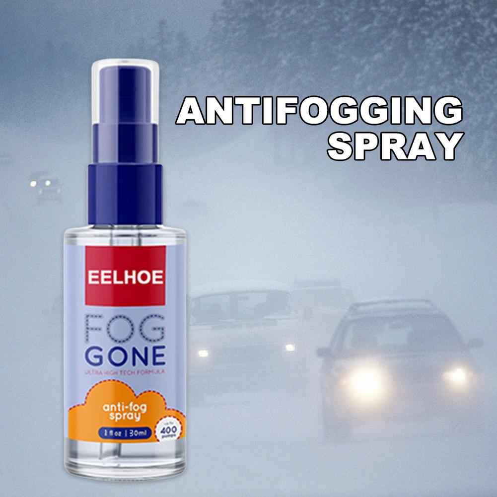 30/60/120ml Fog Gone Fog Resistance Glass Spray Defogging Spray Car Windshield Window Spray Car Cleaning Accessories