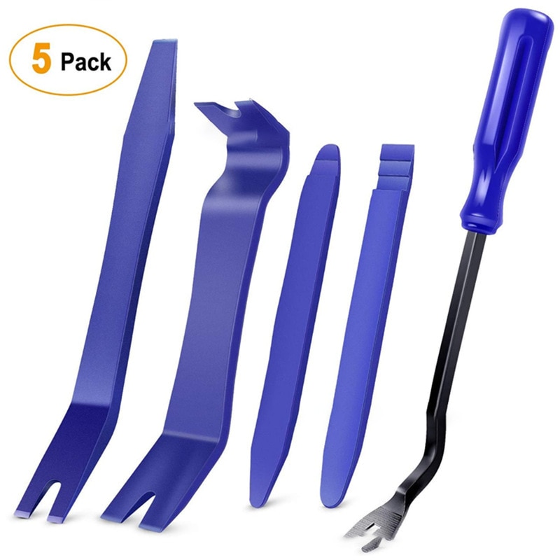 Car Audio Trim Removal Tool Dashboard Removal Kit Anti-Scratch Pry Applicable Car Door Panel and Audio Dashboard Nail Puller