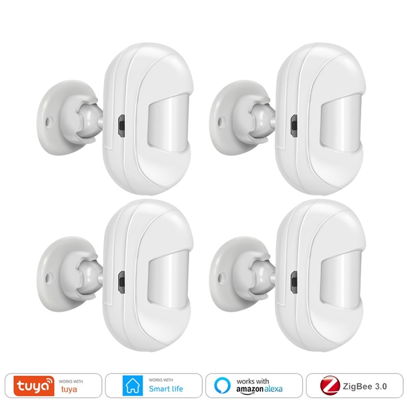 Tuya Zigbee 3.0 Smart Human Body Sensor Body Movement PIR Motion Sensor Smart Life App Control Works With Alexa Zigbee Gateway