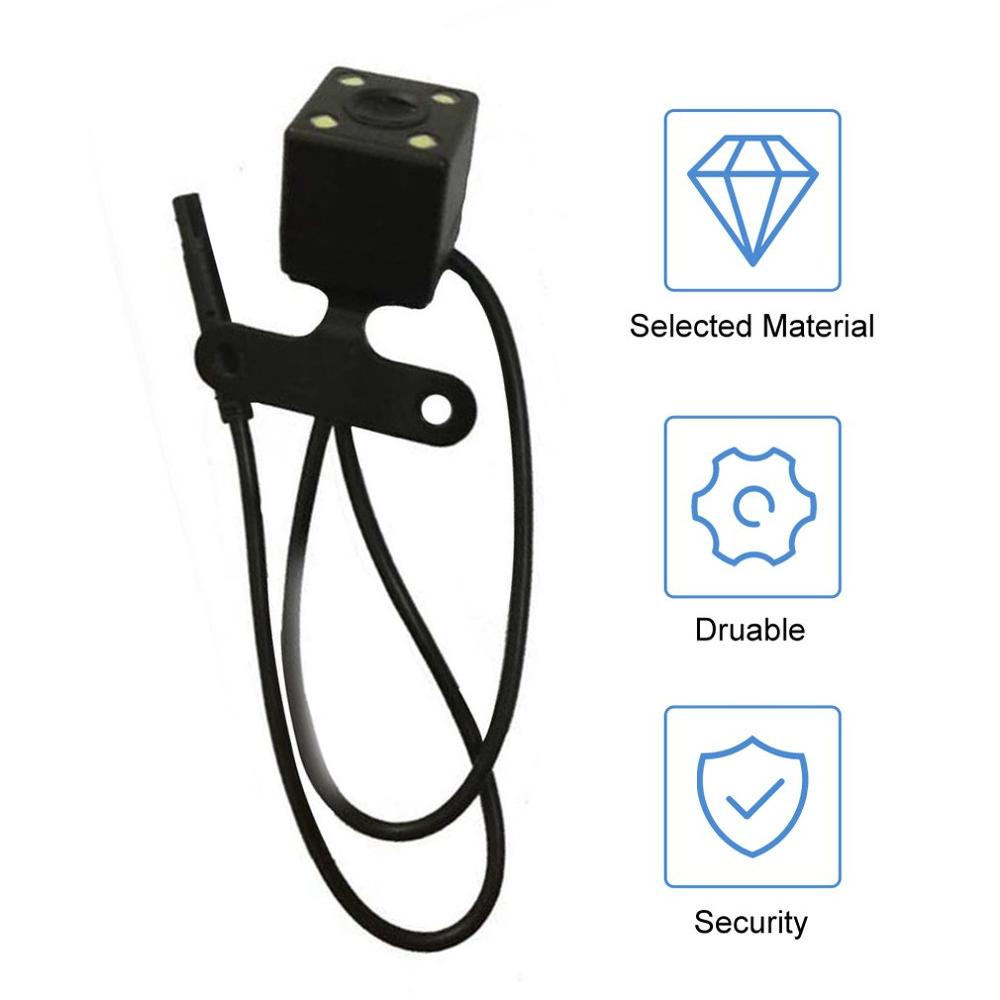 4 pin Night Vision Car Rear View Camera 170° Wide Angle Reverse Parking Camera 720P Color Waterproof CCD Auto Backup Monitor