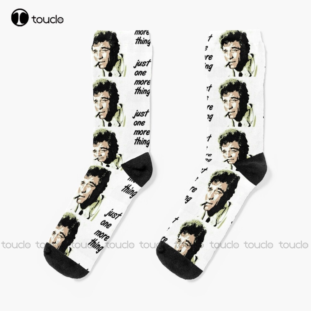Columbo Socks Cotton Socks Personalized Custom Unisex Adult Teen Youth Socks 360° Digital Print Christmas Gift Hd High Quality