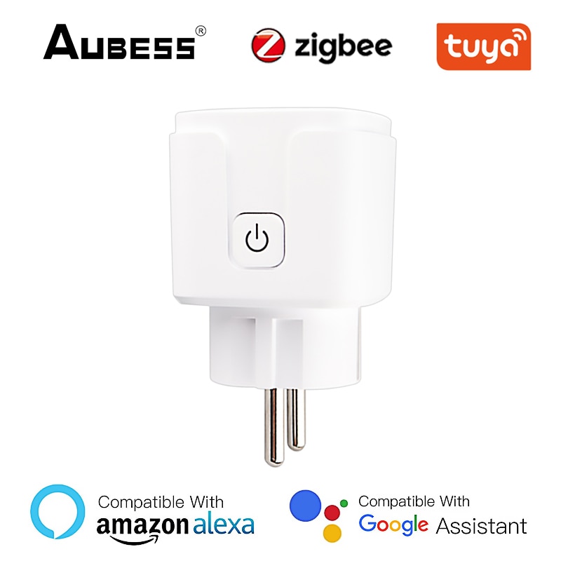 EU 16A Smart Plug Wireless Remote Control Timer Socket Smart Home Outlet Compatible Tuya Smart Life ZigBee Alexa Google Home