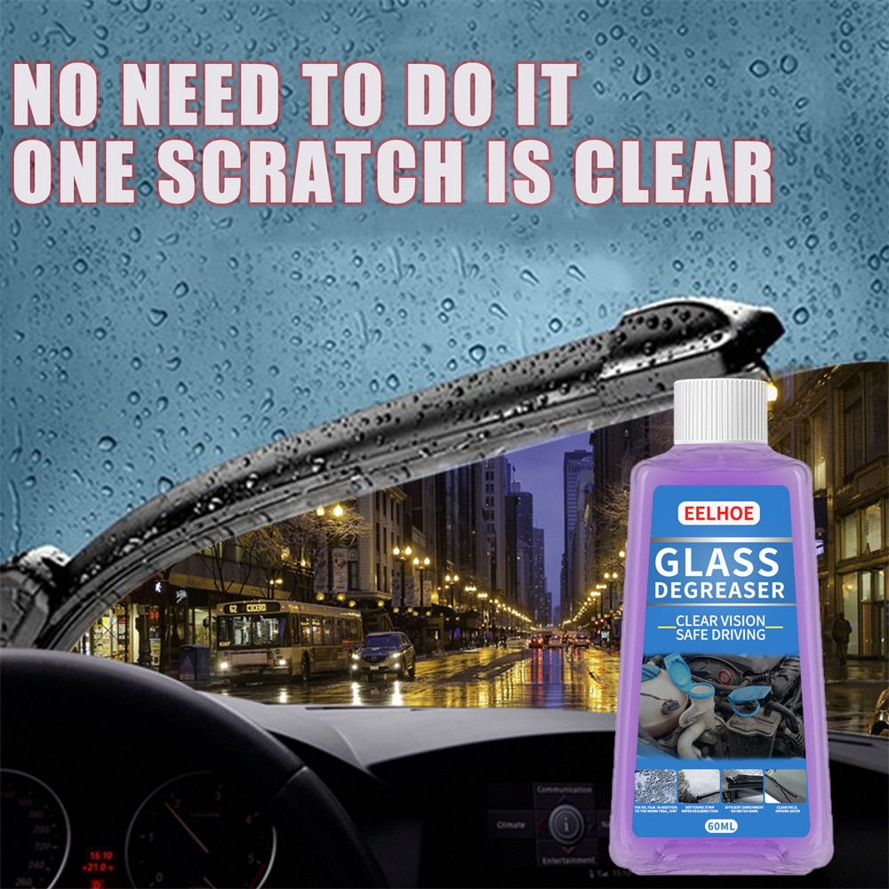 Long Lasting Ati-Fog Agent Prevents Fogging Clear Vision Water Repellent Car Interior Windshield Glass Cleaner Auto Accessory