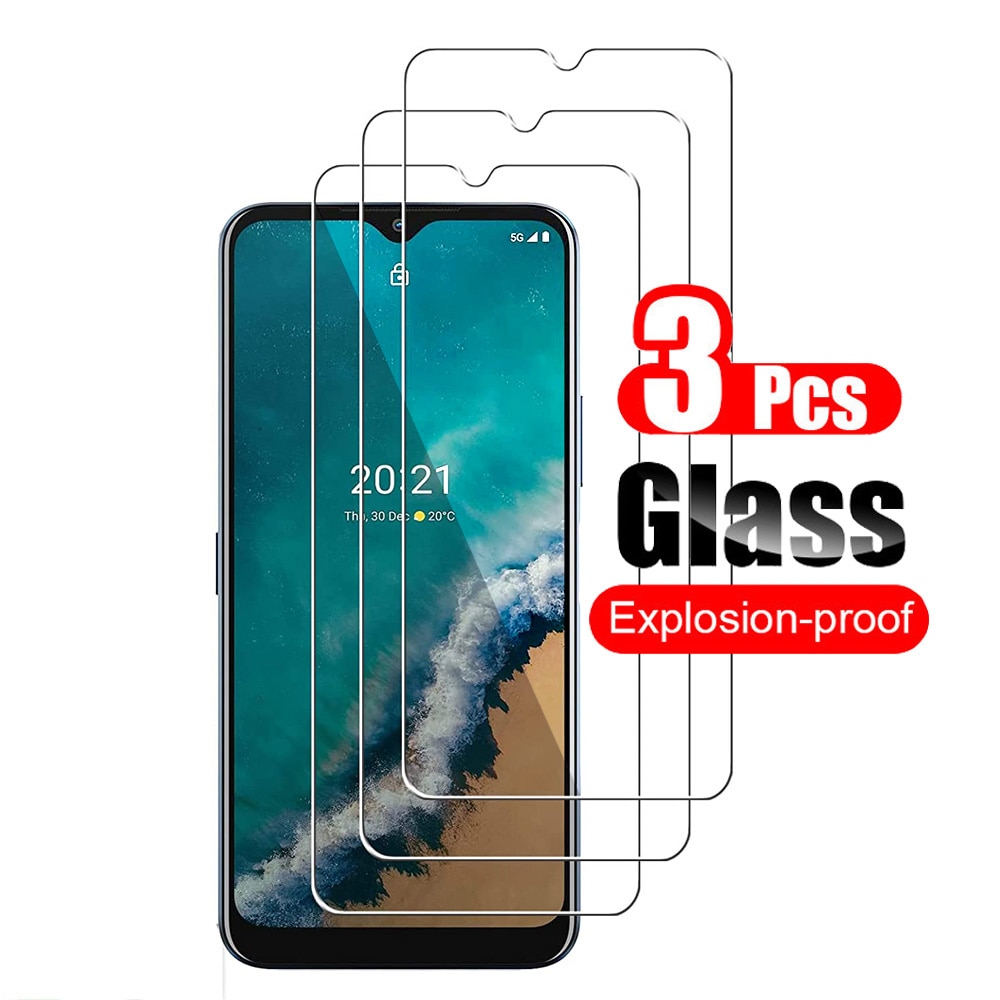 3Pcs Tempered Glass For Nokia G60 G50 G22 G20 G10 G21 G11 G300 C31 C30 C21 C20 C10 X20 X10 X100 C01 Plus C200 Screen Protector
