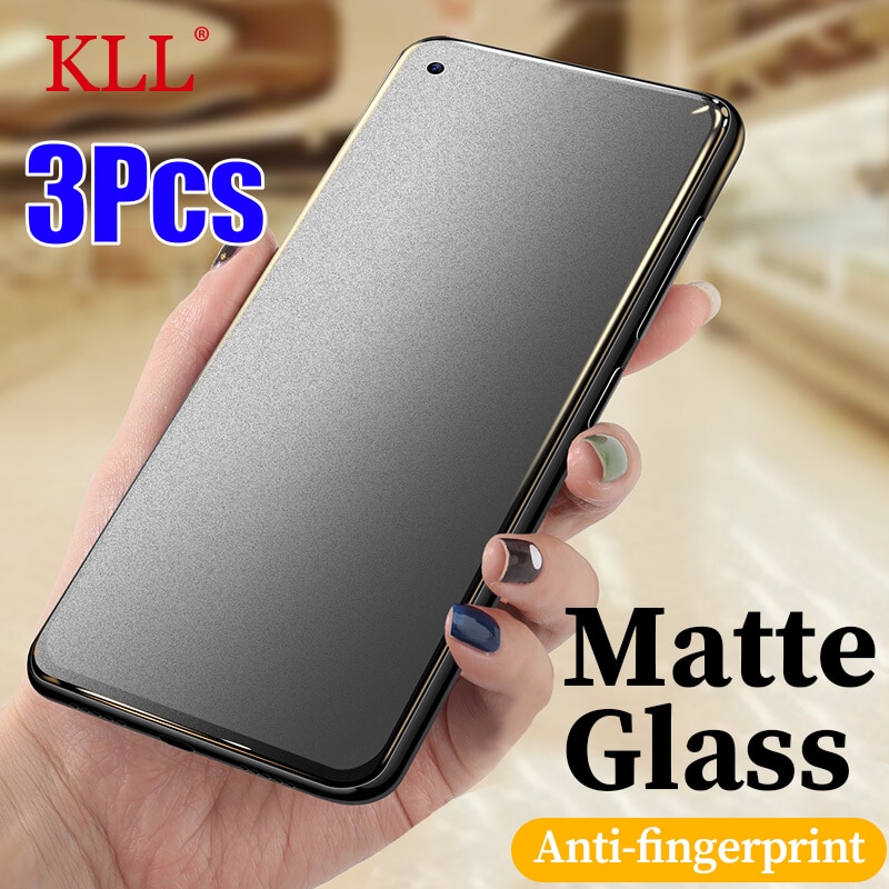1-3Pcs Anti fingerprint Frosted Tempered Glass for OnePlus 7 7T 8T 9 9R Matte Screen Protector One plus Nord N10 N100 Nord CE 2