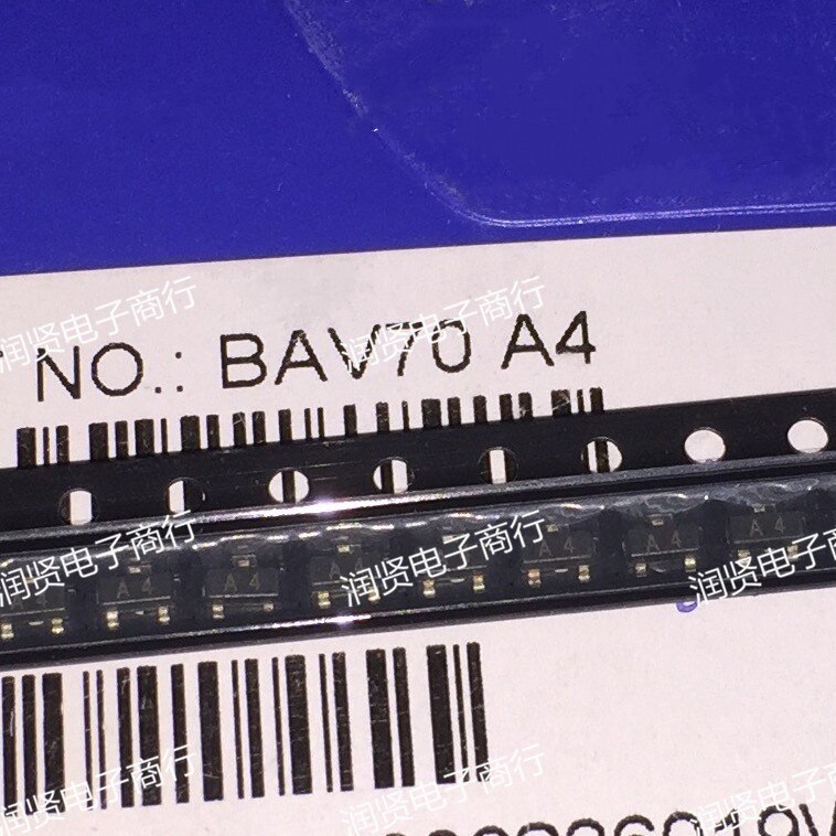 100PCS BAV70 A4 BAV70 SOT23 SMD power transistor Brand new original