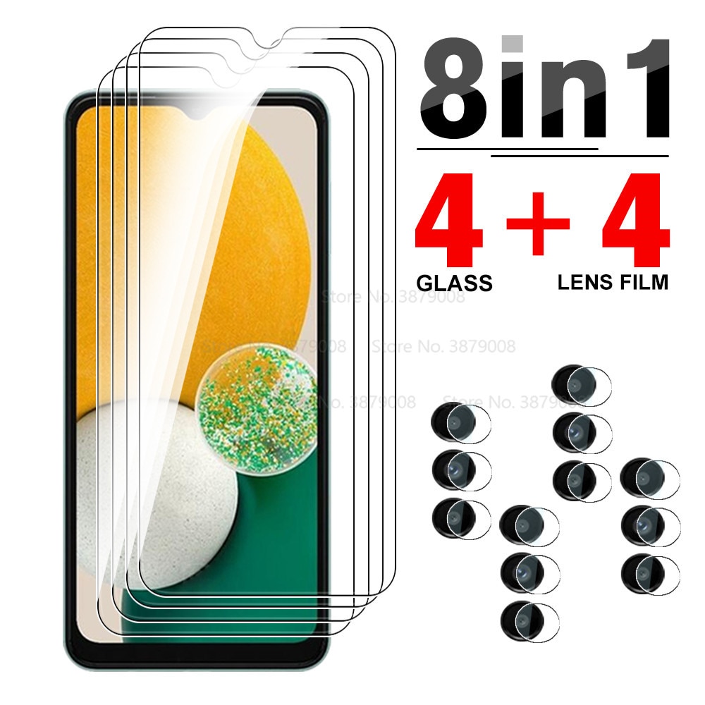 8in1 protective glass for samsung a13 5G glass camera lens screen protectors samsang smsung samsun a13 a 13 13a sklo films cover