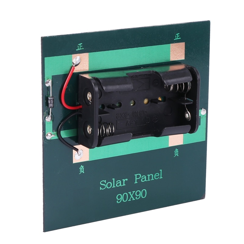 1W 4V Rechargeable AA Battery Solar Cell Charger With Base For 2Xaa Batteries Charging Directly