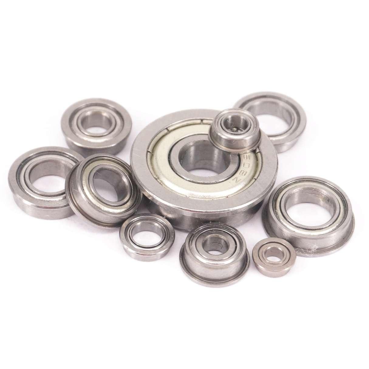 404C Stainless Steel ABEC3 Metal Shielded Miniature Flange Bearing SMF85 SMF106 SMF126 SMF83 SMF95 SMF62 SMF63 SMF74 SMF84 SMF52