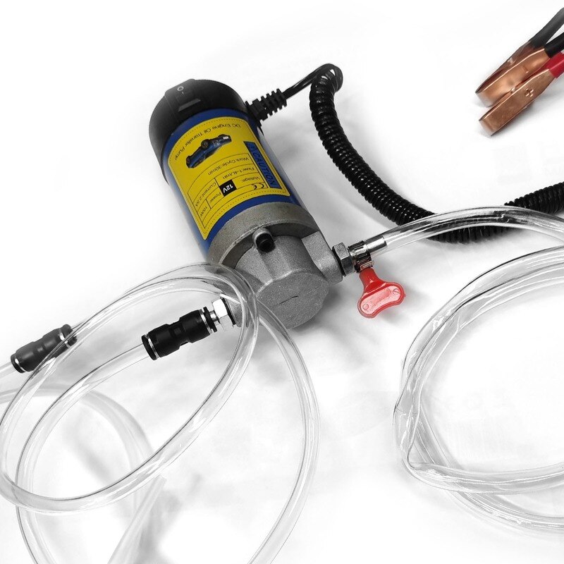 12V 100W Portable Electric Oil Transfer Extractor Fluid Suction Pump Siphon Tool for Motorbike 1-4L/min Extractor Fluid Suction