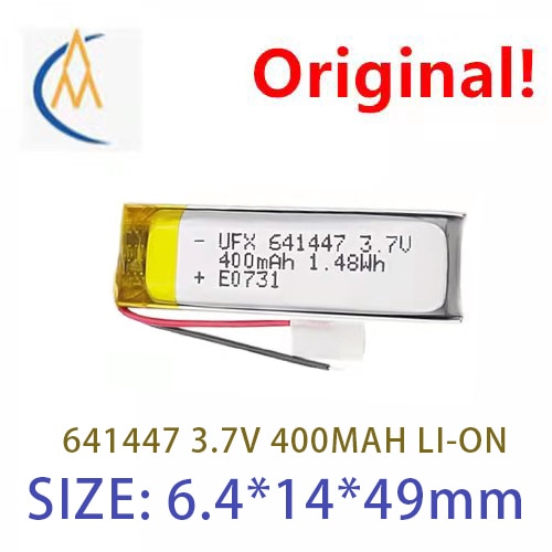 Ufx651417 3.7V 75mah induction aircraft, children's toy battery with protective board, full capacity navigator headset led 
