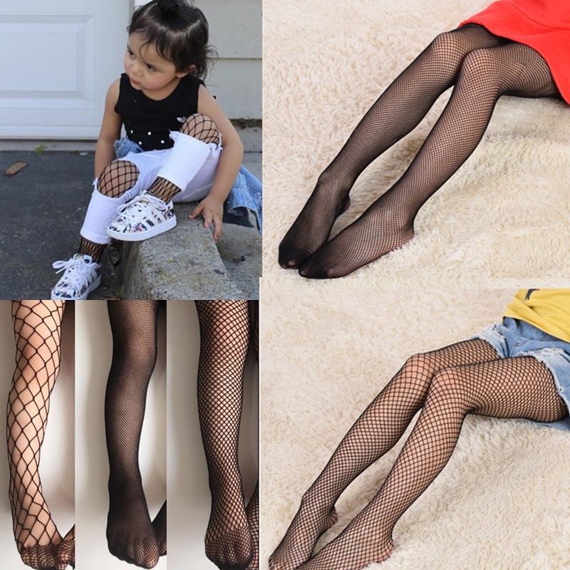 2020 Baby Stuff Toddler Kids Baby Girl Mesh Fishnet Net Pantyhose Tights Stockings for 110-150cm Baby