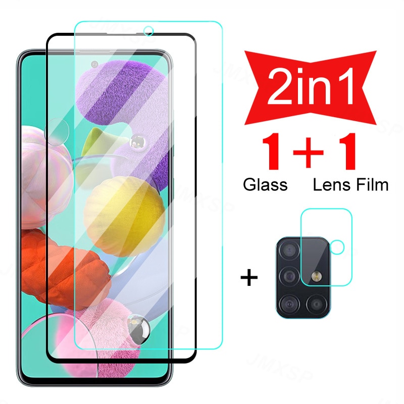 Tempered Glass For Samsung Galaxy A01 A11 A21 A31 A41 A51 A71 Protective Glass For Samsung M01 M11 M21 M31 M51 M10 M30 Lens Film