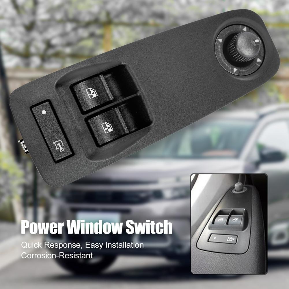 Black Power Window Switch Modification Part High Performance Practical 735487419 Auto Door Window Switch Replacement