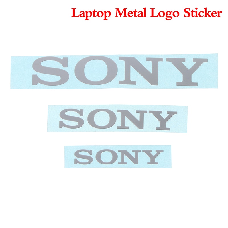 Silver Logo Label Camera Audio Mobile phone Computer Metal Logo Sticker For SONY