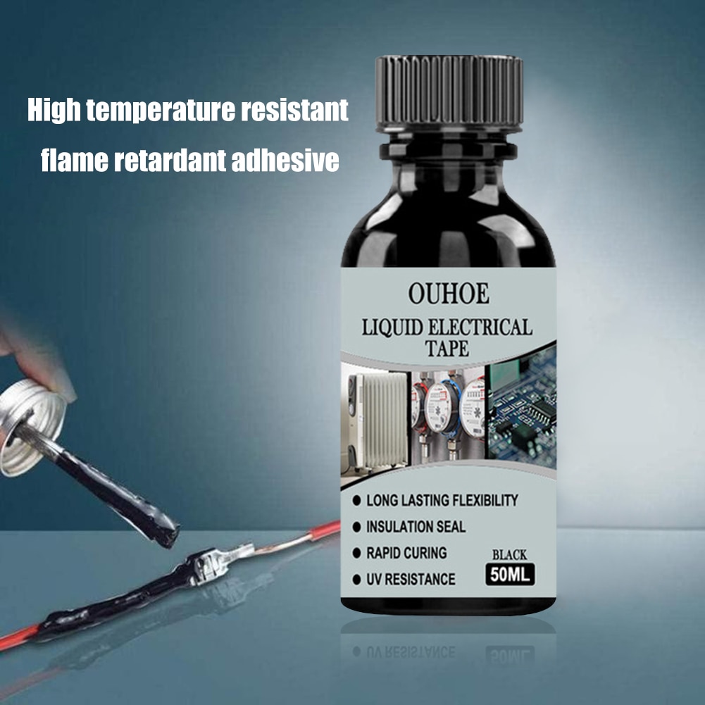 Waterproof UV Protection Liquid Insulation Electrical Tape Tube Paste Fast Rubber Fixed Dry Insulating Sealing Glue
