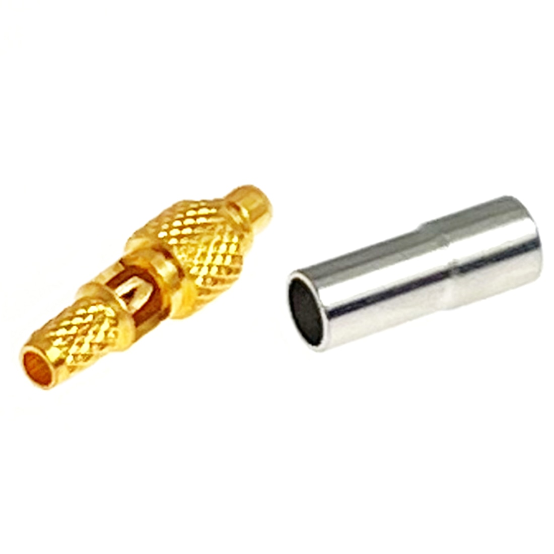 1pc New MMCX Male Plug RF Coax Connector Crimp For RG178 Cable Straight Type Goldplated Wholesale