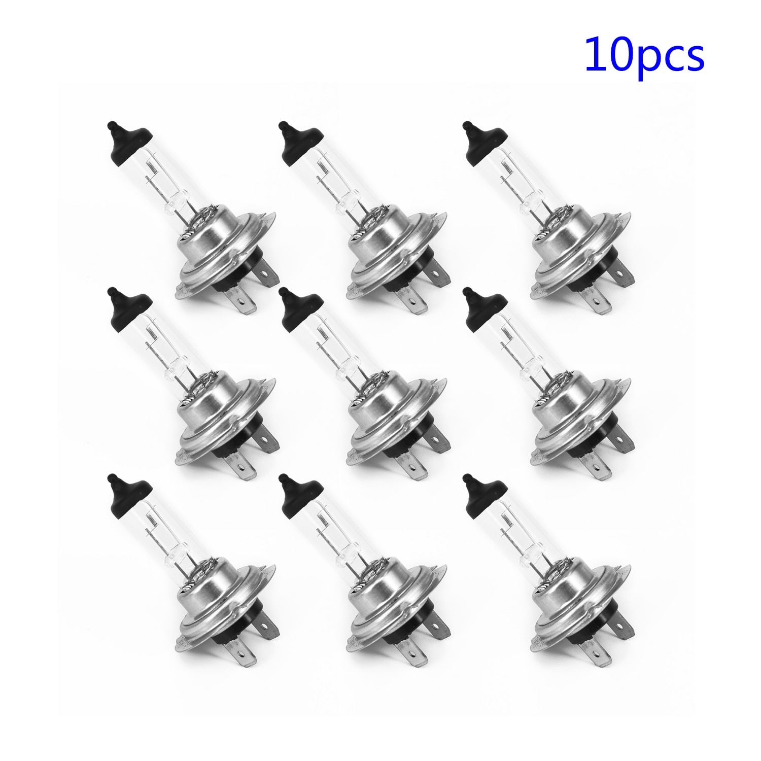 10pcs H7 55/100W Halogen Headlights Lamp Headlights Long lasting 12V DC 4300k Better visibility when driving at night Bulbs xeno