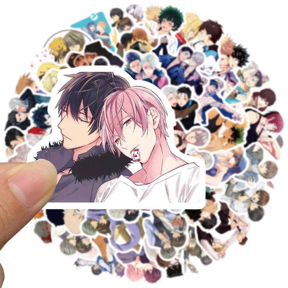 10/50pcs Japan Anime BL; yaoi For Luggage Laptop Skateboard Bicycle Backpack Decal Pegatinas Toy Stickers For Children Fans Gift