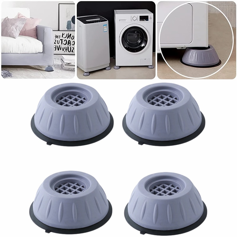 1/2/4PCS of Anti Vibration Pads Washing Machine Silent Rubber Feet Refrigerator Base Fixed Non-slip Foot Pad Bracket Accessories