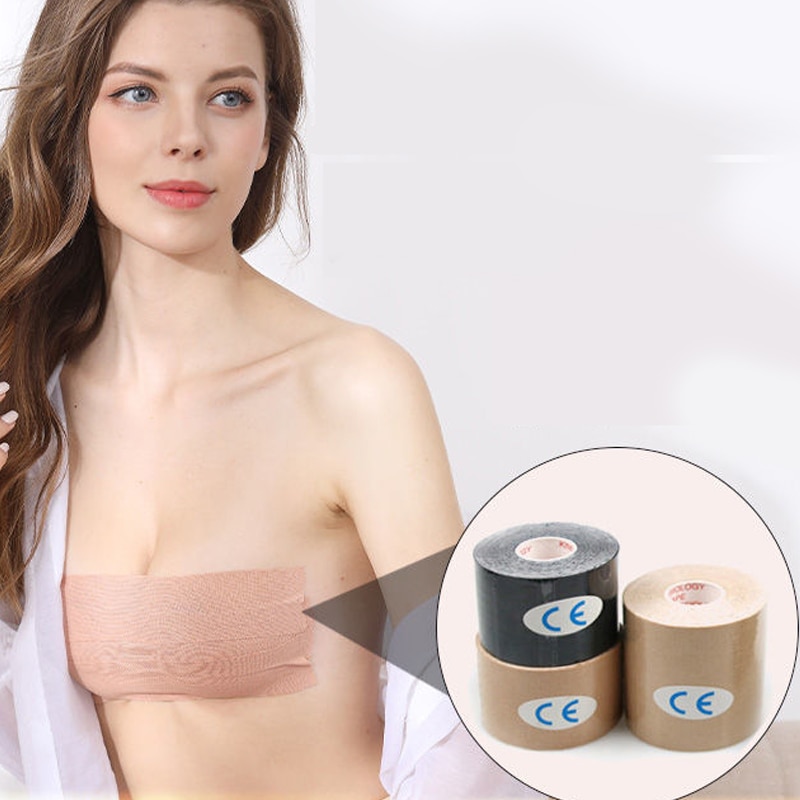 Brand New 5M Boob Tape Women Breast Nipple Women Breast Nipple Covers Push Up Bra Body Invisible Breast Lift Waterproof Tape
