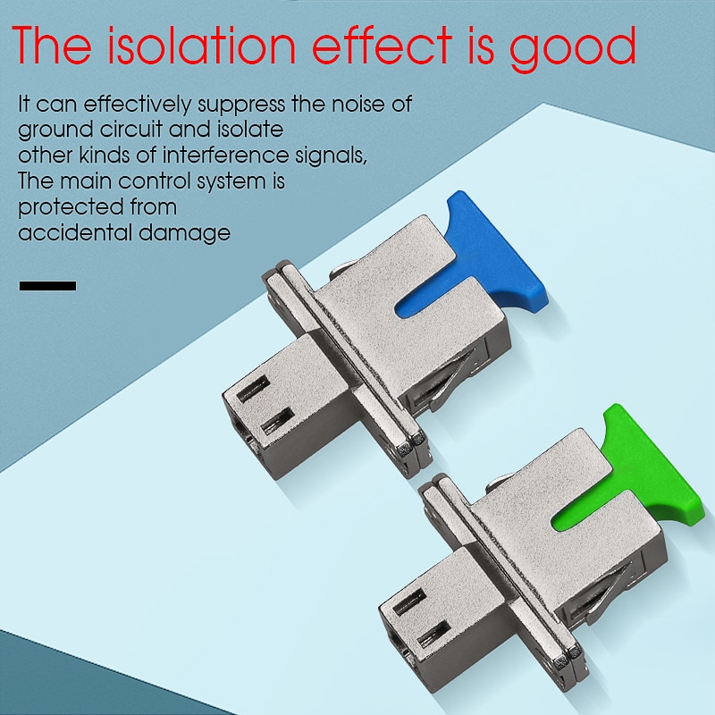 New HOT SELL LC-SC APC/UPC Optical Fiber Connector Singlemode MM Metal Adapter Flange Coupler For Optical Power Meter Special