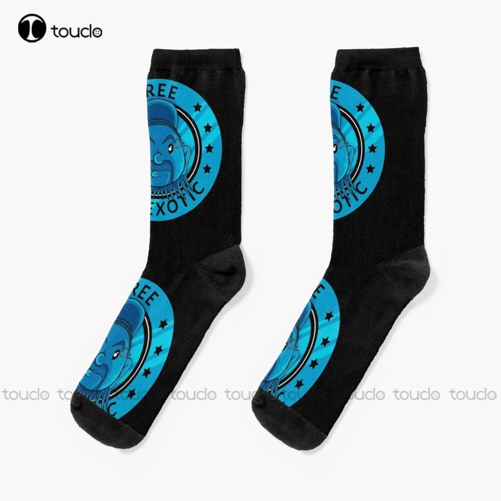 Free Joe Exotic Socks Volleyball Socks Unisex Adult Teen Youth Socks Christmas Gift Custom Hd High Quality 360° Digital Print