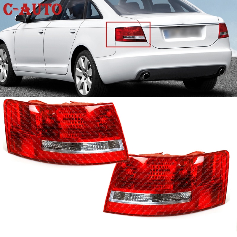 Car Rear Tail Lamp turn signal Light Brake light No Bulbs For Audi A6 S6 Quattro 2005 2006 2007 2008 4F5945096M 4F5945095M