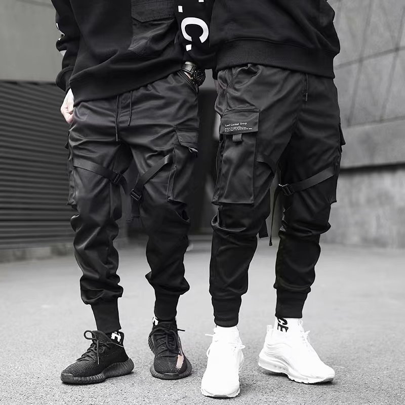 2022 European And American New Men's Trend Must-Have Multi-Pocket Trousers Fashion Casual Stretch Men's Trousers