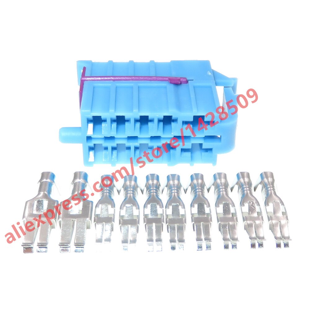 5 Sets 10 Pin Car Wiring Terminal Socket 928578 3.5 4.8 Series 357971971C Auto Unsealed Plug Electrical Connector