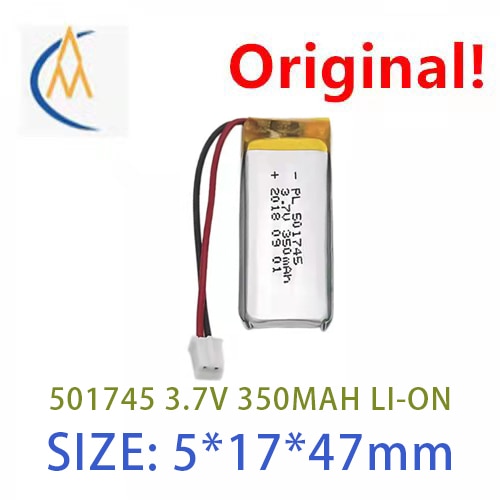 Rechargeable 501745 3.7V 350mah polymer lithium battery beauty products electric tools electric toothbrush