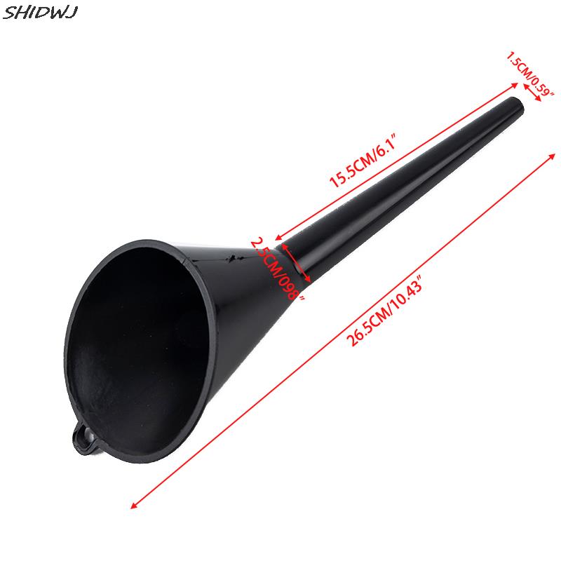 1PC 10.43'' Car Refueling Multi-Function Plastic Long Neck Oil Funnel for All Automotive Oil