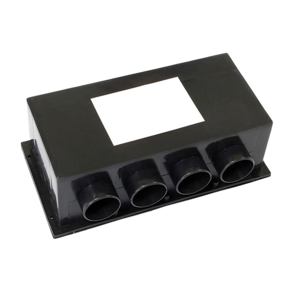 Car Heater Four-Hole 24V Car Warm Fan Car Van Truck Heating Fan Windscreen Demister Defroster Fast Heating Silent For Automobile