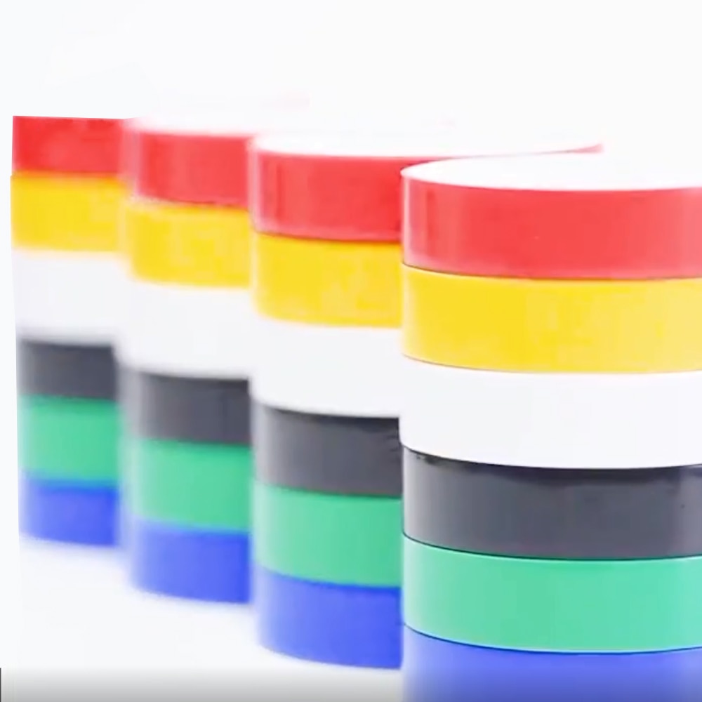 10m/15m PVC Waterproof Household Multicolor Self- Adhesive Electrical Tape Electric Wire Insulation Flame Retardant Plastic Tap