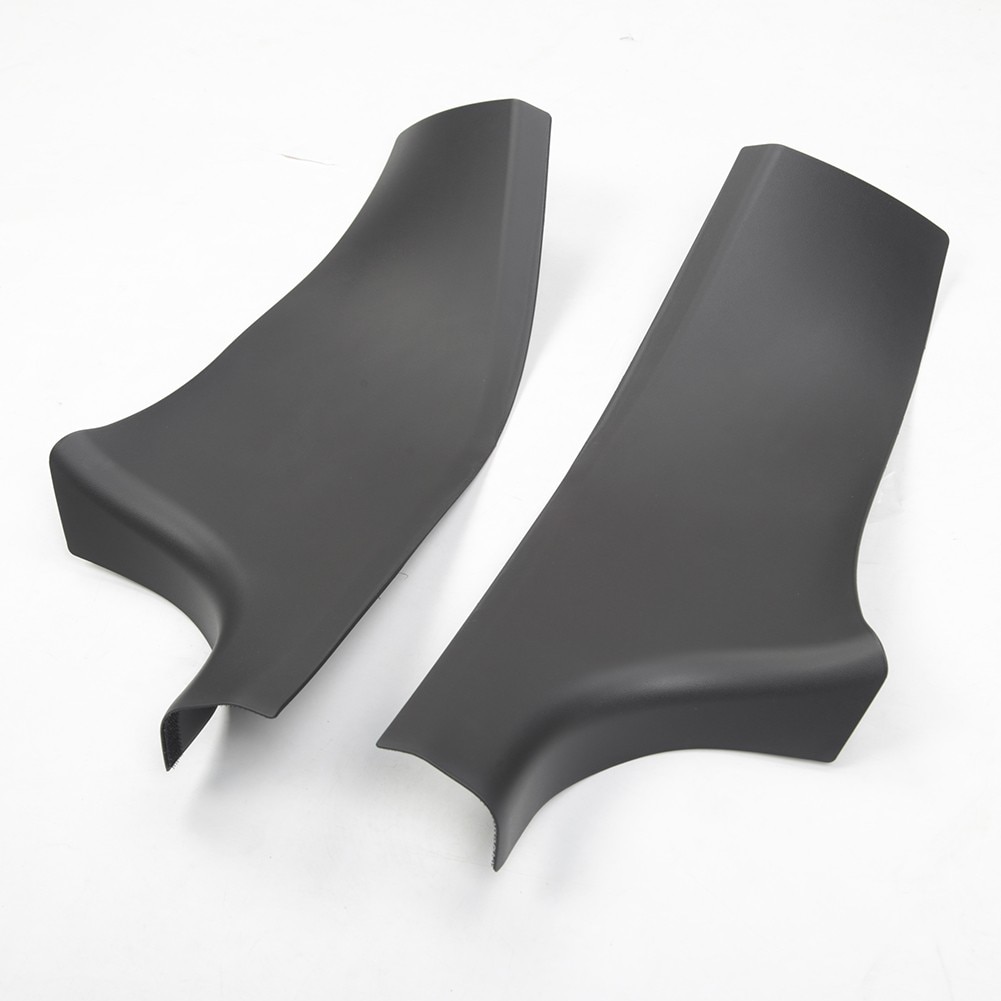2pc Fit For Tesla Model Y 2020-2022 Rear Door Inner Sill Protector Plate Cover Black Rear Door Sill Bar Rear Guard Welcome Plate