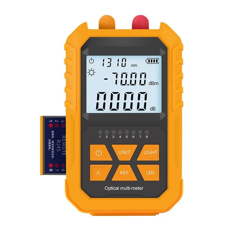 Rechargeable mini optical fiber light decay test optical power meter red light all-in-one machine