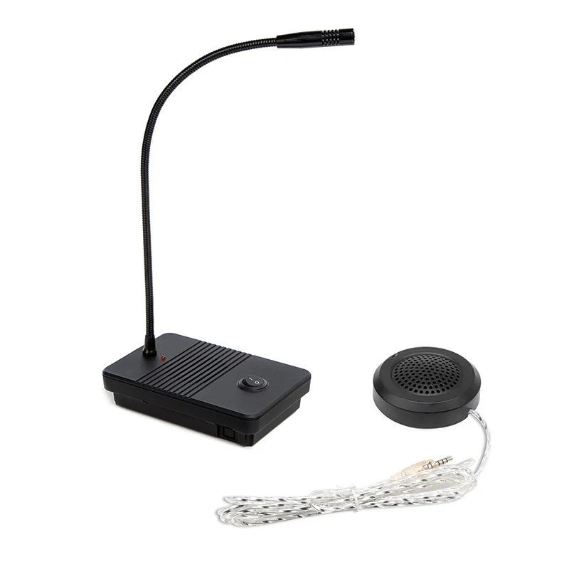 Wireless auto E331 Hands Free Window Intercom System Counter For Bank Ticket Station
