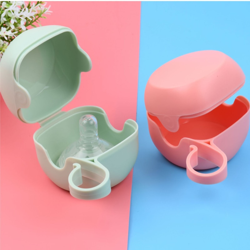 Portable Baby Infant Kids Pacifier Nipple Cradle Case Holder Travel Storage Box Baby Pacifier Box Pacifier Case Baby Box Gifts