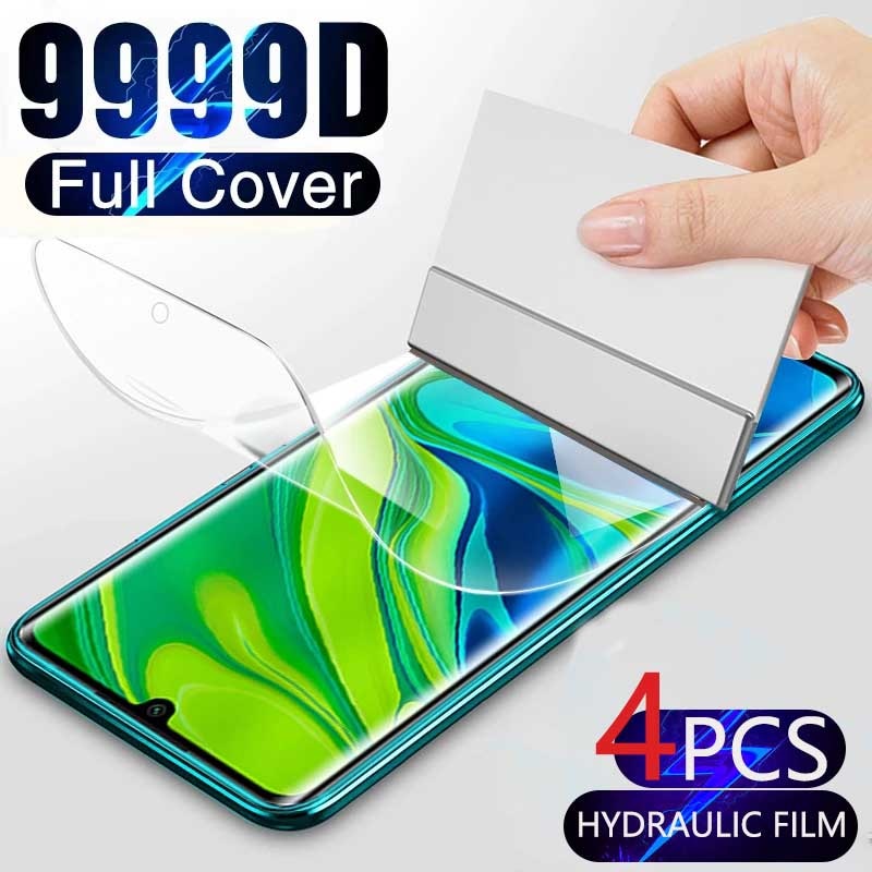 4PCS Hydrogel Film For Xiaomi Mi 11 Ultra 10 Screen Protector Redmi Note 10 Pro Lite Note10 10T 11i Mi11 10S S T 11Lite 9 8 5G