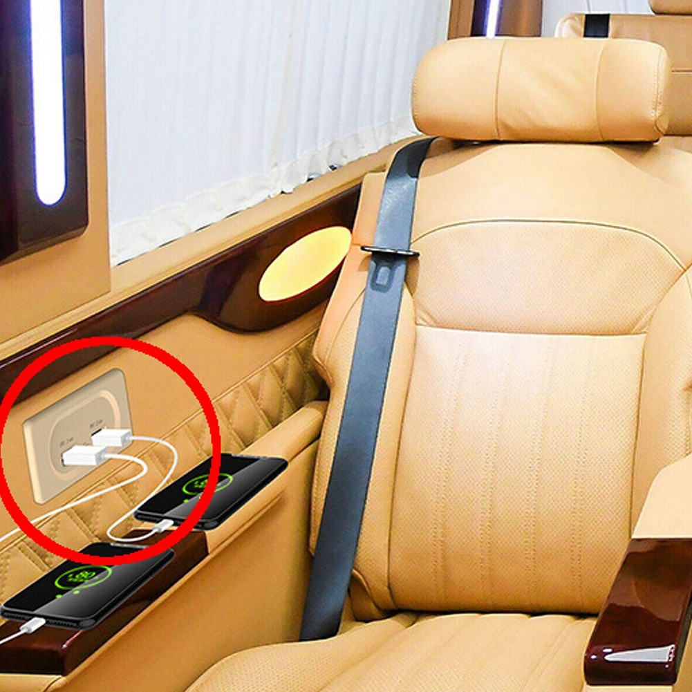 8.9*4.1*2.3 Cm USB Charger Socket ABS Car Fast Charging For Truck RV Brand New